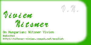 vivien nitsner business card